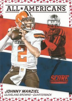 2016 Score - All-Americans Red #11 Johnny Manziel Front