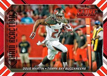 2016 Score - Chain Reaction Red #9 Doug Martin Front