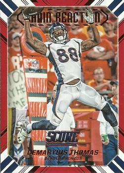 2016 Score - Chain Reaction Red #14 Demaryius Thomas Front