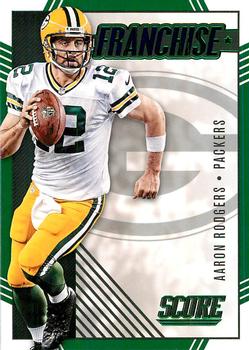 2016 Score - Franchise Green #23 Aaron Rodgers Front