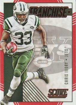2016 Score - Franchise Red #4 Chris Ivory Front
