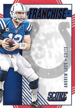 2016 Score - Franchise Red #10 Andrew Luck Front