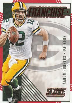 2016 Score - Franchise Red #23 Aaron Rodgers Front