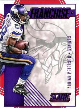 2016 Score - Franchise Red #24 Adrian Peterson Front