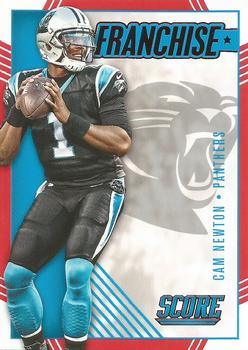 2016 Score - Franchise Red #26 Cam Newton Front
