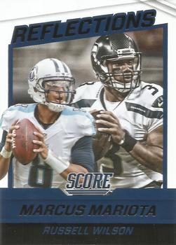 2016 Score - Reflections #1 Marcus Mariota / Russell Wilson Front
