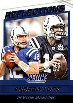 2016 Score - Reflections #4 Peyton Manning / Andrew Luck Front