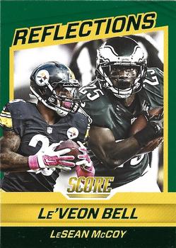 2016 Score - Reflections Green #7 LeSean McCoy / Le'Veon Bell Front