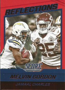 2016 Score - Reflections Red #9 Jamaal Charles/ Melvin Gordon Front