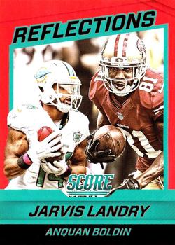 2016 Score - Reflections Red #13 Anquan Boldin/ Jarvis Landry Front