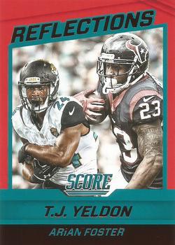 2016 Score - Reflections Red #14 Arian Foster/ T.J. Yeldon Front