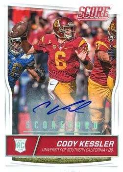 2016 Score - Rookie Signatures Scorecard #341 Cody Kessler Front