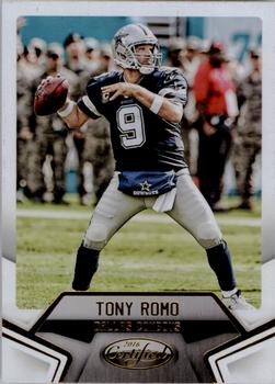2016 Panini Certified #2 Tony Romo Front