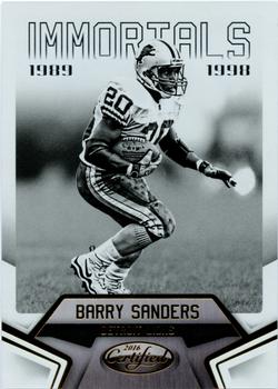 2016 Panini Certified #103 Barry Sanders Front