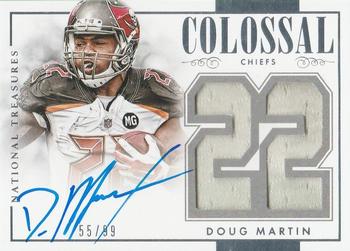 2015 Panini National Treasures - Update Colossal Jersey Number Signatures #CJS-DM Doug Martin Front
