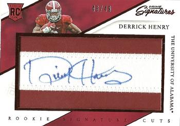 2016 Panini Prime Signatures - Red #278 Derrick Henry Front