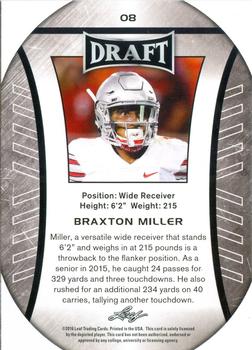 2016 Leaf Draft #8 Braxton Miller Back