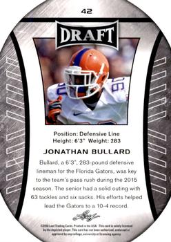 2016 Leaf Draft #42 Jonathan Bullard Back