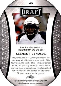 2016 Leaf Draft #49 Keenan Reynolds Back