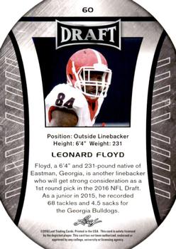 2016 Leaf Draft #60 Leonard Floyd Back