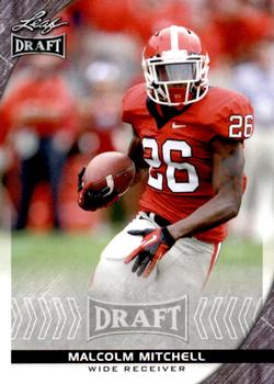 2016 Leaf Draft #62 Malcolm Mitchell Front