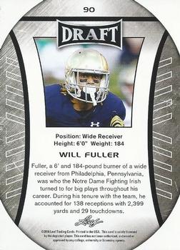 2016 Leaf Draft #90 Will Fuller Back