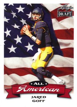 2016 Leaf Draft - All American #AA-07 Jared Goff Front