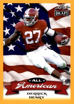 2016 Leaf Draft - All American Gold #AA-05 Derrick Henry Front