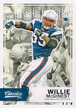2016 Panini Classics - Blue Back #195 Willie McGinest Front