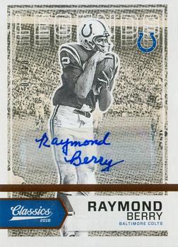 2016 Panini Classics - Significant Signatures Bronze #161 Raymond Berry Front
