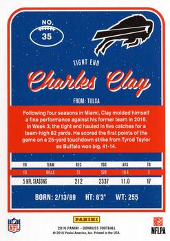 2016 Donruss #35 Charles Clay Back