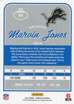 2016 Donruss #95 Marvin Jones Back