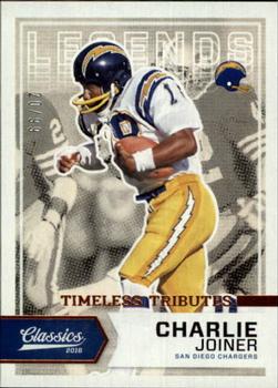 2016 Panini Classics - Timeless Tributes Bronze #140 Charlie Joiner Front