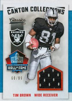 2016 Panini Classics - Canton Collection Swatches #15 Tim Brown Front