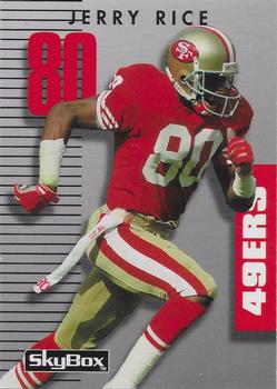 1992 SkyBox Prime Time - Previews #00A Jerry Rice Front