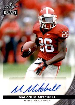 2016 Leaf Draft - Autographs #A-MM1 Malcolm Mitchell Front