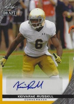 2016 Leaf Draft - Autographs Gold #A-KR1 KeiVarae Russell Front