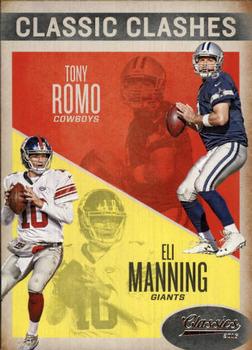 2016 Panini Classics - Classic Clashes #1 Eli Manning / Tony Romo Front