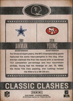 2016 Panini Classics - Classic Clashes #9 Steve Young / Troy Aikman Back