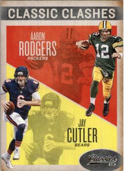 2016 Panini Classics - Classic Clashes #11 Aaron Rodgers / Jay Cutler Front