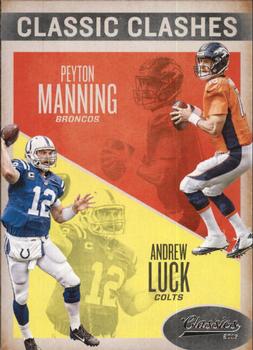 2016 Panini Classics - Classic Clashes #13 Andrew Luck / Peyton Manning Front