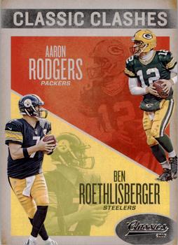 2016 Panini Classics - Classic Clashes #20 Ben Roethlisberger / Aaron Rodgers Front