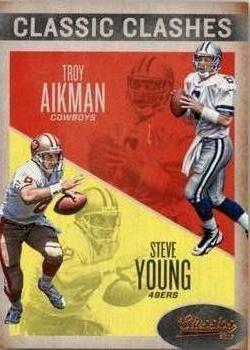 2016 Panini Classics - Classic Clashes Bronze #9 Steve Young / Troy Aikman Front