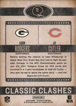 2016 Panini Classics - Classic Clashes Bronze #11 Aaron Rodgers / Jay Cutler Back