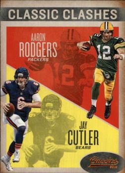 2016 Panini Classics - Classic Clashes Bronze #11 Aaron Rodgers / Jay Cutler Front