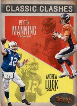 2016 Panini Classics - Classic Clashes Bronze #13 Andrew Luck / Peyton Manning Front