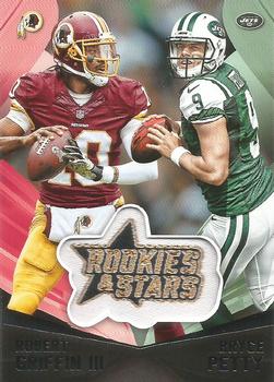 2015 Panini Rookies & Stars - Embroidered Patches #EP2 Bryce Petty / Robert Griffin III Front