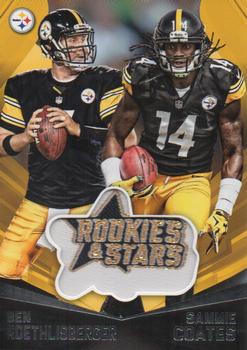 2015 Panini Rookies & Stars - Embroidered Patches #EP3 Sammie Coates / Ben Roethlisberger Front
