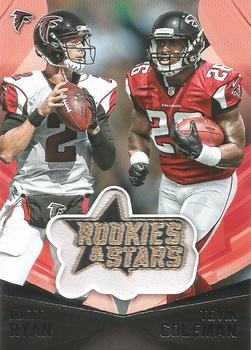 2015 Panini Rookies & Stars - Embroidered Patches #EP13 Matt Ryan / Tevin Coleman Front