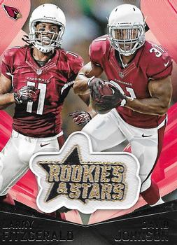 2015 Panini Rookies & Stars - Embroidered Patches #EP17 David Johnson / Larry Fitzgerald Front